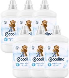 Coccolino Sensitive Pure Öblítő koncentrátum 476 mosás 6x1700ml