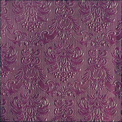 Ambiente Elegance Ruby Red Dombornyomott Papírszalvéta 40X40cm, 15db-os - fizz
