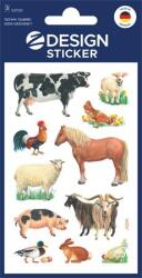 Avery Zweckform Autocolant, hârtie, 3 foi, 76x120 mm, AVERY ZWECKFORM, "Z-Desing No. 53720", animale de companie (53720)