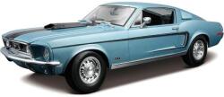 Maisto - Ford Mustang GT Cobra Jet FB 1968, метален син, 1: 18 (31167B)