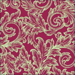 Ambiente Baroque gold/Red Papírszalvéta 33X33cm, 20db-os - fizz