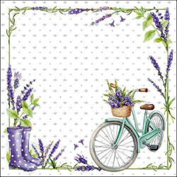Ambiente Lavender Love Papírszalvéta 33X33cm, 20db-os - fizz