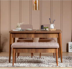  Vina-900 4 Személyes Étkezőszett - Dió, Kő