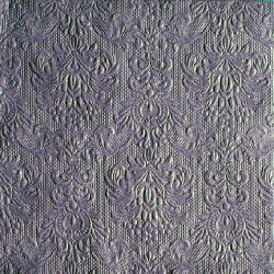 Ambiente Elegance Purple Dombornyomott Papírszalvéta 33X33cm, 15db-os