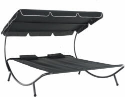 TEMPO KONDELA Kerti Ágy, Szürke, Két Személy Számára, Multina