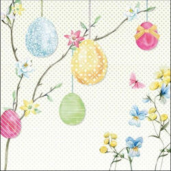 Ambiente Hanging Eggs Papírszalvéta 33X33cm, 20db-os