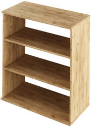 TEMPO KONDELA Regálé, Tölgyfa Artisan, Resita Typ 4