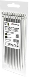 Entac Legături pentru cabluri ENTAC 200mm x 2, 5mm alb 50 bucăți (ECT-2.5-200-W)