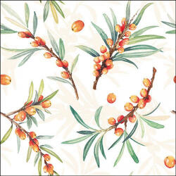 Ambiente Sea Buckthorn Papírszalvéta 33X33cm, 20db-os - fizz