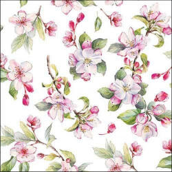 Ambiente Spring Blossom White Papírszalvéta 33X33cm, 20db-os