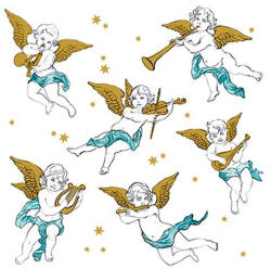 PPD Angels In The Sky Papírszalvéta 33X33cm, 20 db-os - fizz