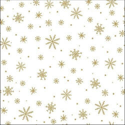 Ambiente Crystals All Over gold Papírszalvéta 33X33cm, 20db-os