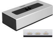 DELOCK ADA Delock 87664 2portos manuális kétirányú DVI kapcsoló (87664) (87664)