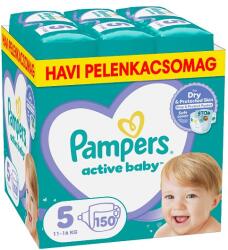 Pampers Active Baby Pelenka, Méret: 5, 150 db Pelenka, 11kg-16kg