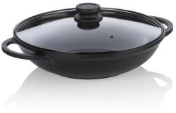 Kela Wok Atura din aluminiu turnat negru 4 l