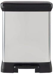 Keter Coș de gunoi Curver Deco Bin Duo 10 + 18 l argintiu Cos de gunoi