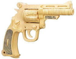 Wooden Toy / Wck JUCĂRIE DIN LEMN, WCK 3D puzzle Revolver S&W 19 Bulldog