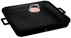 Berlinger Haus Tigaie grill cu înveliș de titan și capac 34 cm Black Rose Collection BH-7789