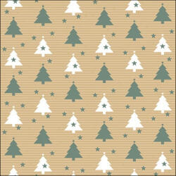 Ambiente Trees And Stars Sage Papírszalvéta 33X33cm, 20db-os - fizz