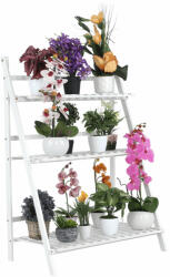 TEMPO KONDELA Összecsukható Állvány, Fehér, Nepel Typ 1 + Ajándék