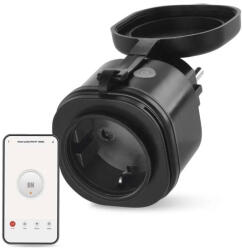 EMOS P5532 GoSmart Wi-Fi IP44 2+F kapcsolóóra (P5532)