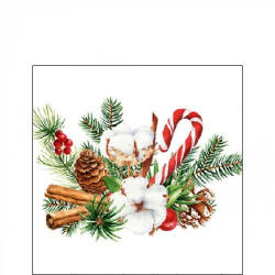 Ambiente Christmas Arrangement Papírszalvéta 25X25cm, 20db-os