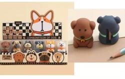 QX Kutya mintás hegyező - többféle (306038) - jatekbolt