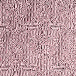 Ambiente Elegance Pink Dombornyomott Papírszalvéta 25X25cm, 15db-os
