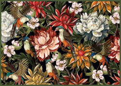 Interdruk Puzzle INTERDRUK Secret Garden: Păsări printre flori 1000 piese Puzzle