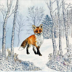 PPD Renard Hiver Papírszalvéta 33X33cm, 20db-os - fizz