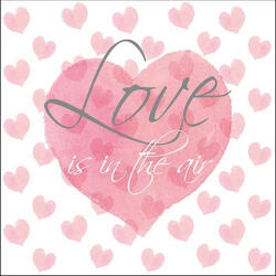 Ambiente Love Letters Papírszalvéta 33X33cm, 20db-os