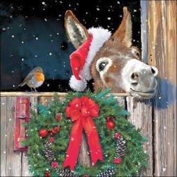 Ambiente Friends With Donkey Papírszalvéta 33X33cm, 20db-os