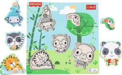 Trefl Puzzle din lemn Fisher Price Jungle