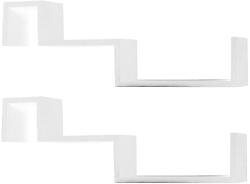 TEMPO KONDELA Polc Készlet 2 Polcos, Fehér, Fri New