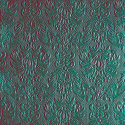Ambiente Elegance Dark Mint Dombornyomott Papírszalvéta 33X33cm, 15db-os - fizz