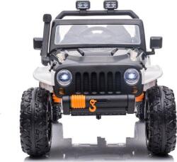 LEAN Toys Xb-1118 Fehér 4 Motoros 12V Elektromos Kisautó 2.4Ghz Szülői Távirányítóval, Nyitható Ajtóval, Eva Kerekekkel 9063 (9063-uniw) (9063-uniw)