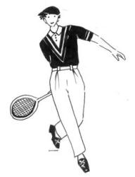 PPD Atelier Tennis Papírszalvéta 33X33cm, 20db-os