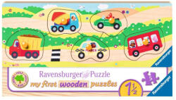 Ravensburger Puzzle din lemn cu mijloace de transport - efistore - 75,99 RON