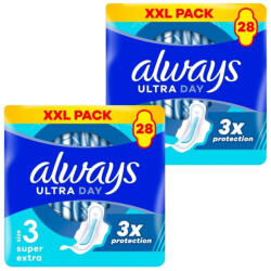 Always Ultra Super Extra egészségügyi szárnyas betét, 3-as méret (56 db)