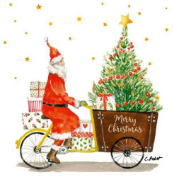 PPD Santa Delivery Papírszalvéta 33X33cm, 20db-os - fizz