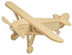 Wooden Toy / Wck JUCĂRIE DIN LEMN, Puzzle 3D WCK Avion cu aripă înaltă Louis
