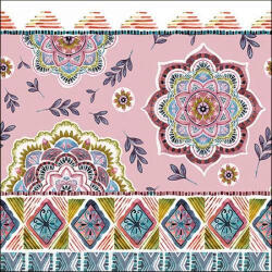 Ambiente Boho Rose Papírszalvéta 33X33cm, 20db-os - fizz