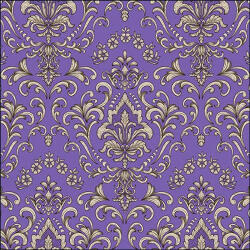 Ambiente Baroque Ornament Purple Papírszalvéta 33X33cm, 20db-os - fizz