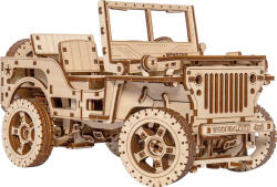 Wooden City Puzzle 3D Mașină de teren - jeep 4x4, 570 piese