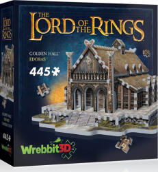 Wrebbit Puzzle 3D WREBBIT Stăpânul inelelor: Sala de Aur din Edoras 445 piese