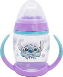 Stor Cană cu mânere și tetină din silicon 270 ml Stitch