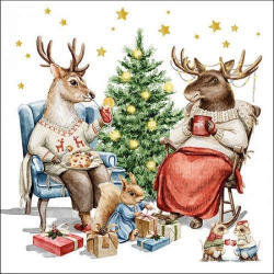 Ambiente Winter Companions Papírszalvéta 33X33cm, 20db-os