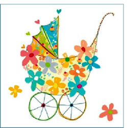 PPD Oh Baby! Papírszalvéta 25X25cm, 20db-os - fizz