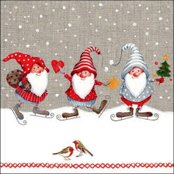 Ambiente Skating Dwarfs Papírszalvéta 33X33cm, 20db-os