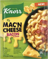 Knorr Mac'n Cheese sajtszószos-baconös tészta alap 33 g - patikamra